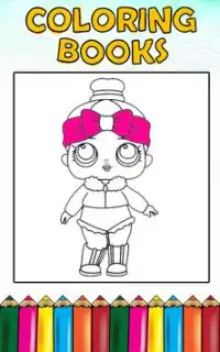 How To Color LOL Doll Surprise -Coloring Game Screen Shot 1