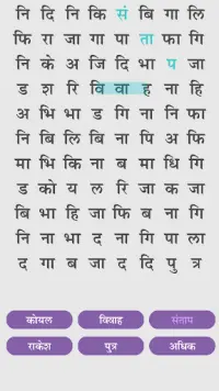 हिंदी शब्द खोज : Hindi Word Search Screen Shot 3