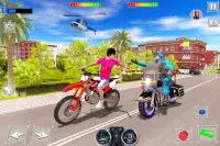 US Police Bike Games 3d 2022 Screen Shot 0