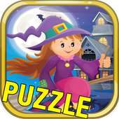 Halloween City Puzzle Funy Kid