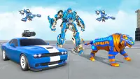 Tiger Transform Robot Car Game Screen Shot 1