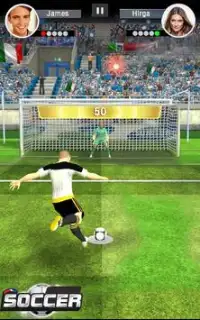 Real Soccer Hero Battle Screen Shot 0