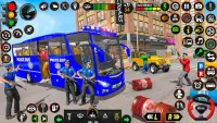 Police Bus Simulator Games Screen Shot 3