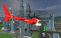 Futuristic Helicopter Rescue Simulator Flying Screen Shot 1