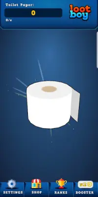 Toilet Paper Clicker - Infinite Idle Game Screen Shot 0