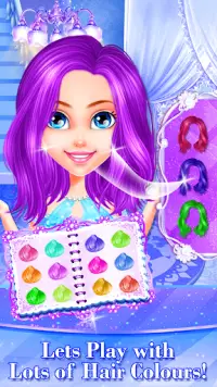 Little Ice Queen Princess Beauty Triplet Salon Screen Shot 2