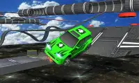Impossible sky tracks car stunt simulator Screen Shot 5