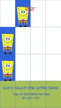 Sponge Bob Piano Square Tile Screen Shot 0