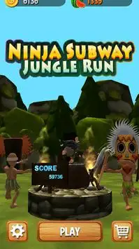 Subway Ninja Surf Run - Escape The Jungle Temple 2 Screen Shot 3