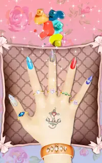 Salon Kuku Fashion Manicure Girls Games Screen Shot 1