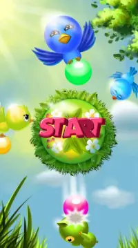 Birds POP Bubble Shooter game Screen Shot 2