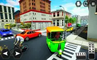 Tuk tuk Chingchi Rickshaw: Người lái xe kéo thành Screen Shot 3