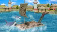 飢えたサメ攻撃シミュレータ - アドベンチャーゲーム Screen Shot 2