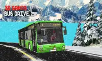 Santa Snow Bus Drive Pick and Drop Passenger 2018 Screen Shot 3