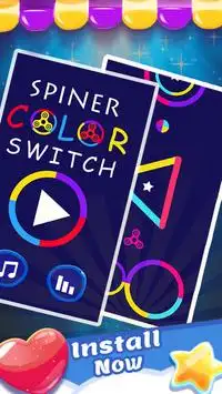 Color Fidget Spinner To Switch Screen Shot 0