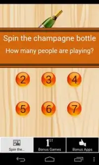 Spin the Champagne Bottle Screen Shot 0