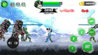 Battle of robot sunechama and doraman in adventure Screen Shot 2