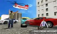 Спасание Вертолет Город Герой Screen Shot 3
