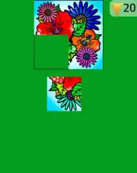 फूल पहेली खेल Screen Shot 2