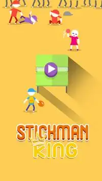 Stickman King : Ping Pong Screen Shot 1