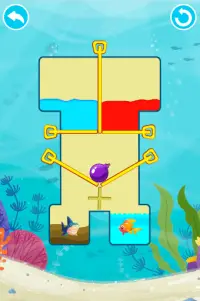 Save The Fish - Pull The Pin Game Screen Shot 1