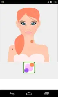 skin and face care game Screen Shot 2