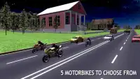 Lalu lintas Moto raya Rider Screen Shot 1