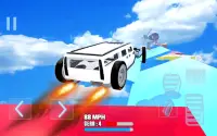Mega Drive rampe Stunt Car Challenge Race Extreme Screen Shot 6