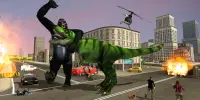 Angry Gorilla Fighting Dinosaur Destruction 2021 Screen Shot 11