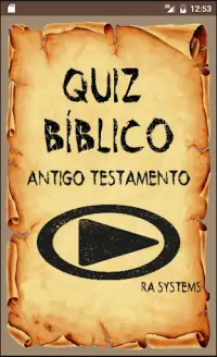Quiz Bíblico - Antigo Tes... Screen Shot 0