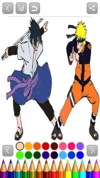 Naruto and Boruto coloring Screen Shot 3