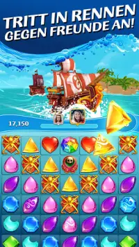 Pirate Puzzle Blast - Match 3 Adventure Screen Shot 2
