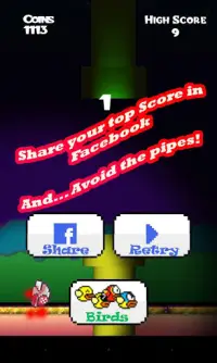 Flappy Robot Bird Screen Shot 2