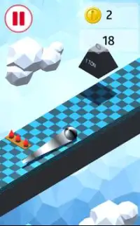 Ball Dash - ZigZag Runner Screen Shot 1