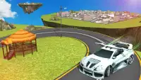 Flying Car Parking 3d games. Screen Shot 8