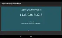 2020 Summer Olympics Countdown Screen Shot 3
