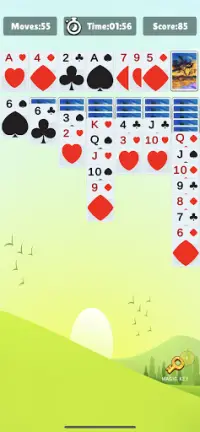 Classic Solitaire Card Game Screen Shot 1