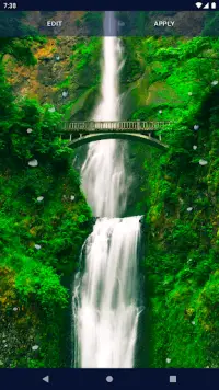 Waterfall 4K Live Wallpaper Screen Shot 3
