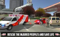 Ambulance Games Driving Sim 3D Screen Shot 6