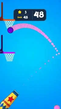 Flipper Dunk Launcher basketball Screen Shot 6