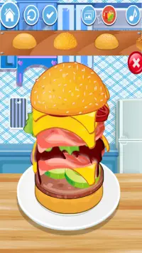 Burger Maker Game Memasak Screen Shot 8