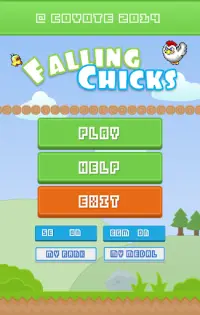 Falling Chicks - 8 bit Screen Shot 1