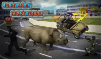 Crazy Rhino Attack 3D Screen Shot 10