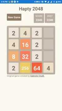 Hapty 2048 Screen Shot 3