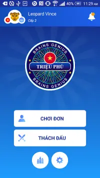 Đấu Trường Triệu Phú - Ai La Trieu Phu ALTP Quiz Screen Shot 1