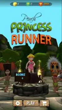 Princess Adventure Peach : jungle dash Run Screen Shot 0