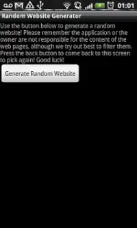 Bored Random Website Generator Screen Shot 0