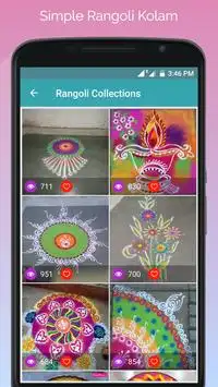 Rangoli Designs offline Screen Shot 4