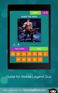 Guide for Mobile Legends Players: Quiz-Guide Screen Shot 4