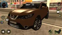 Araba Simülatörü 2021 : Qashqai Drift ve sürücü Screen Shot 9